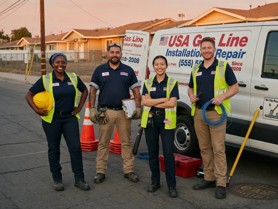Gas Line Installation company in Worley, ID